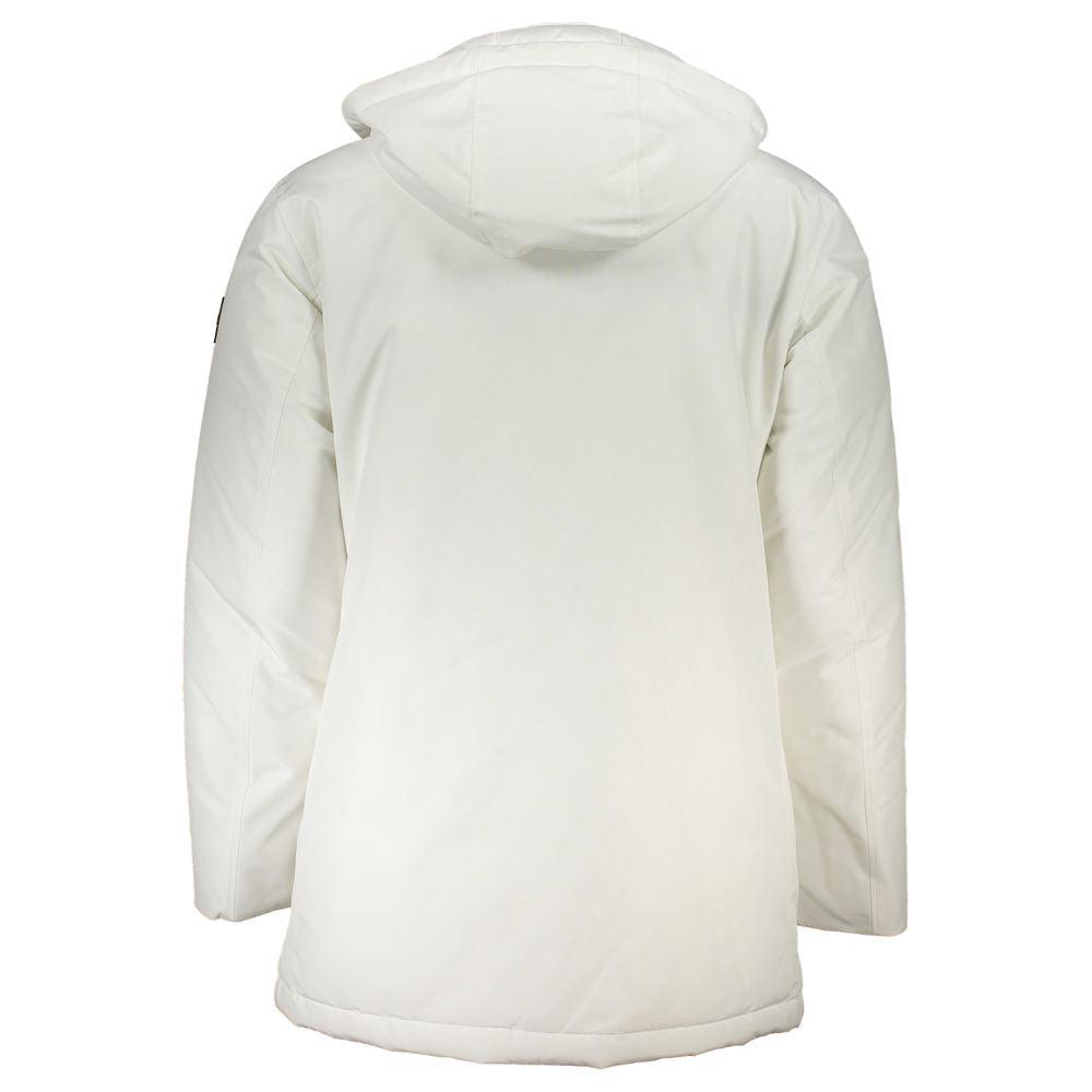 Hugo Boss White Polyamide Men Jacket - Arichezz.store