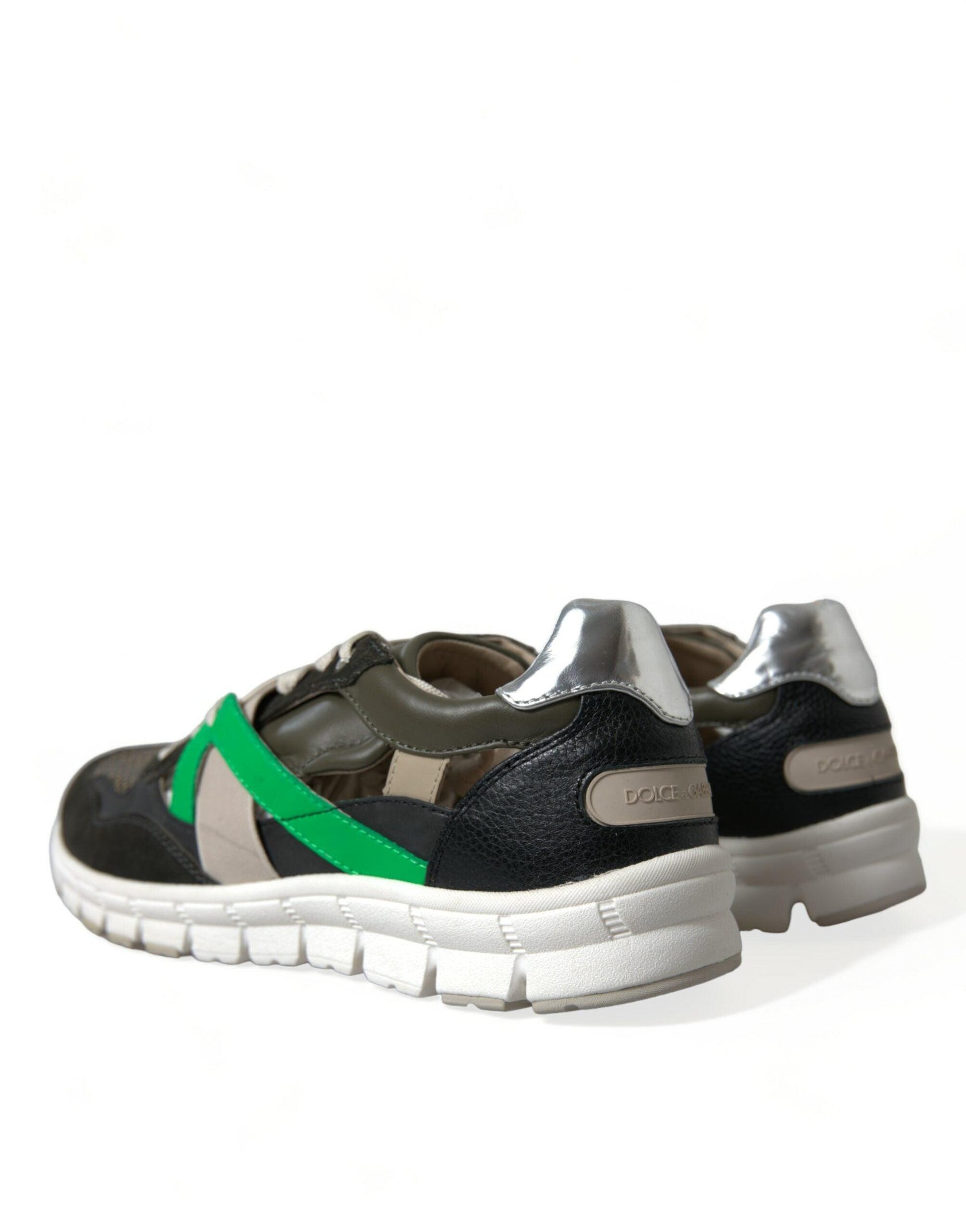 Dolce & Gabbana Exquisite Multicolor Low-Top Designer Sneakers - Arichezz.store