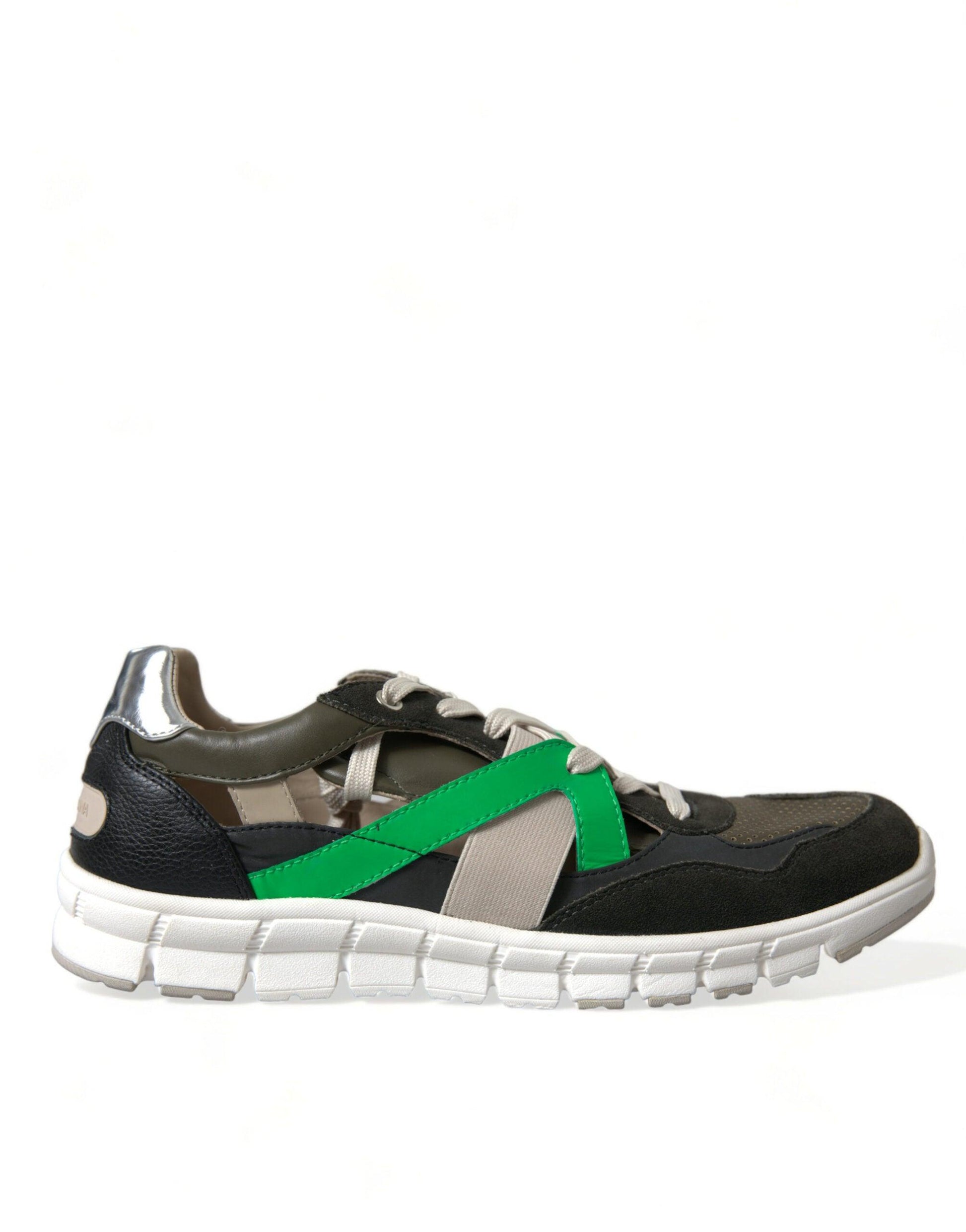 Dolce & Gabbana Exquisite Multicolor Low-Top Designer Sneakers - Arichezz.store