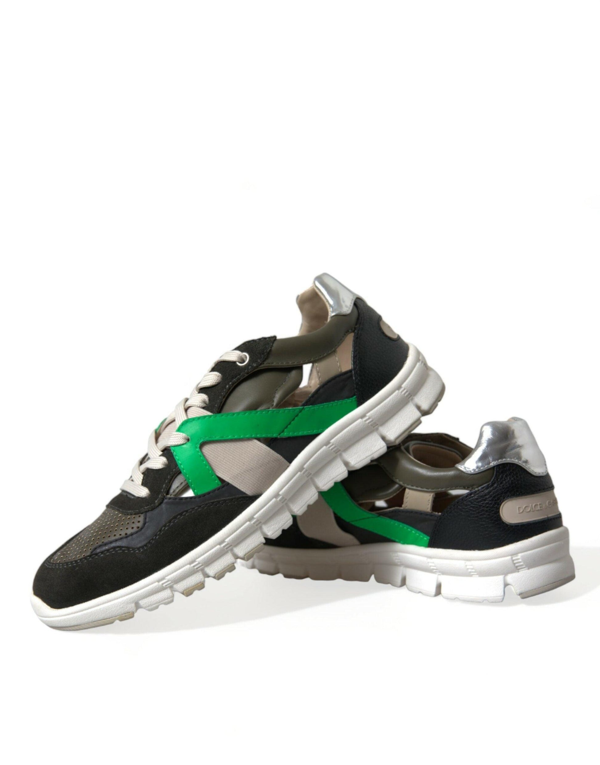 Dolce & Gabbana Exquisite Multicolor Low-Top Designer Sneakers - Arichezz.store