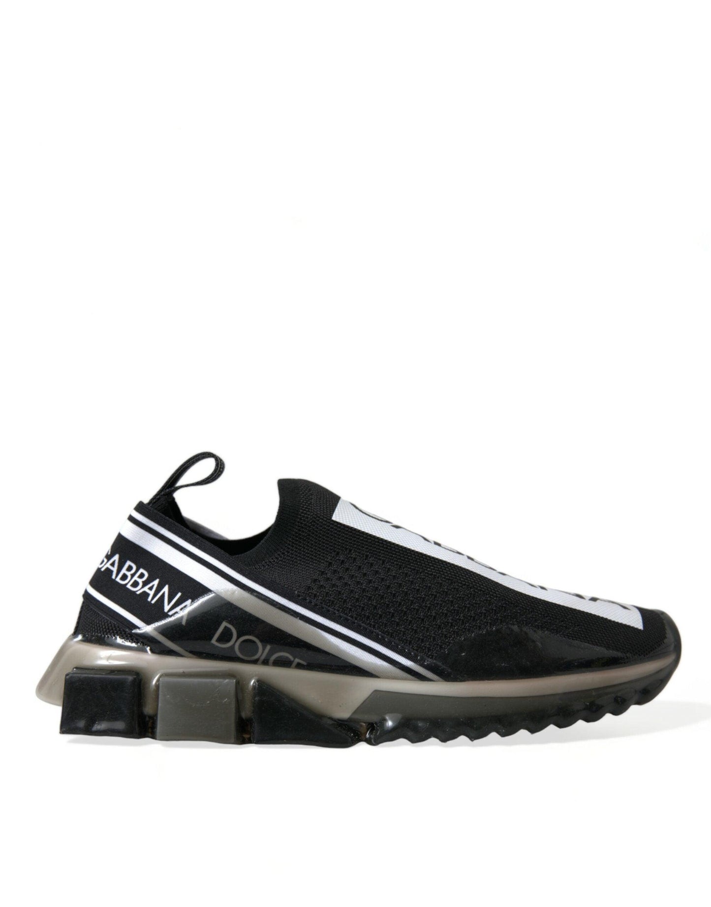 Dolce & Gabbana Elegant Black & White Sorrento Sneakers - Arichezz.store