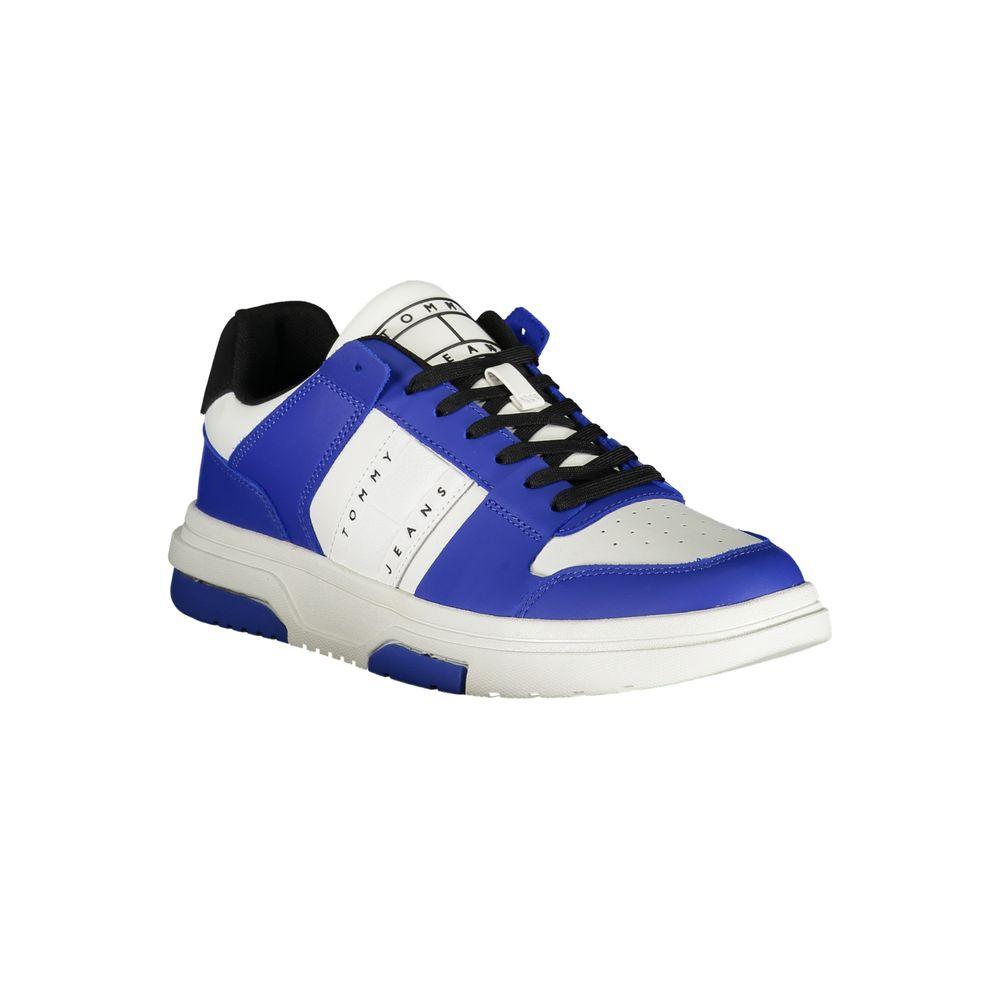 Tommy Hilfiger Blue Polyethylene Men Sneaker - Arichezz.store