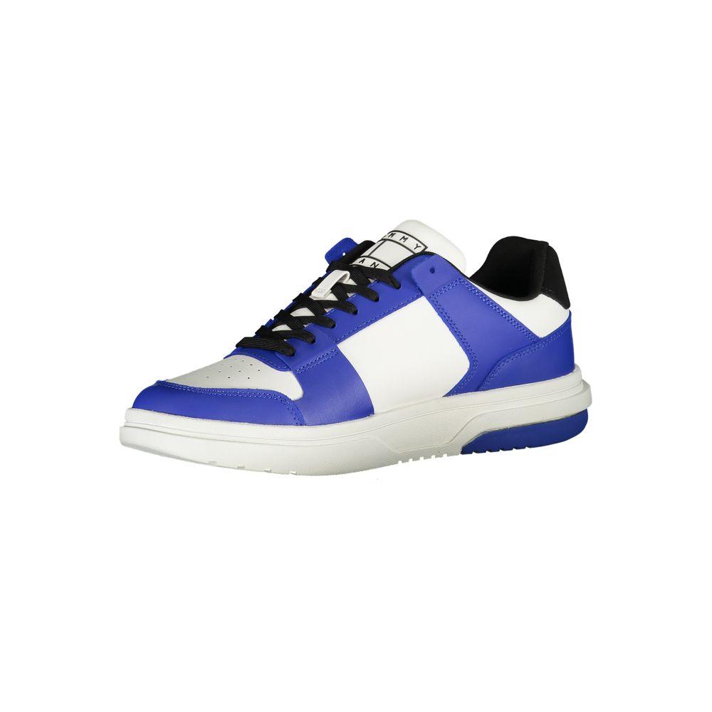 Tommy Hilfiger Blue Polyethylene Men Sneaker - Arichezz.store