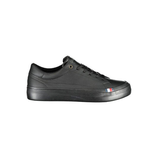 Tommy Hilfiger Black Polyethylene Men's Sneakers - Arichezz.store