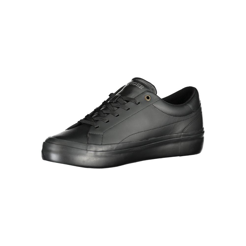 Tommy Hilfiger Black Polyethylene Men's Sneakers - Arichezz.store