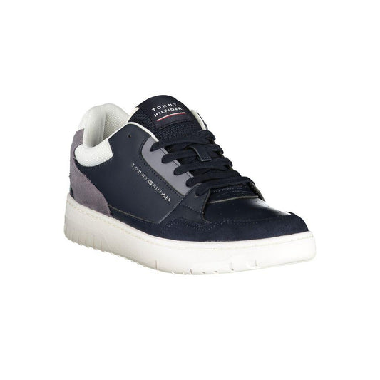 Tommy Hilfiger Blue Polyethylene Men Sneaker - Arichezz.store