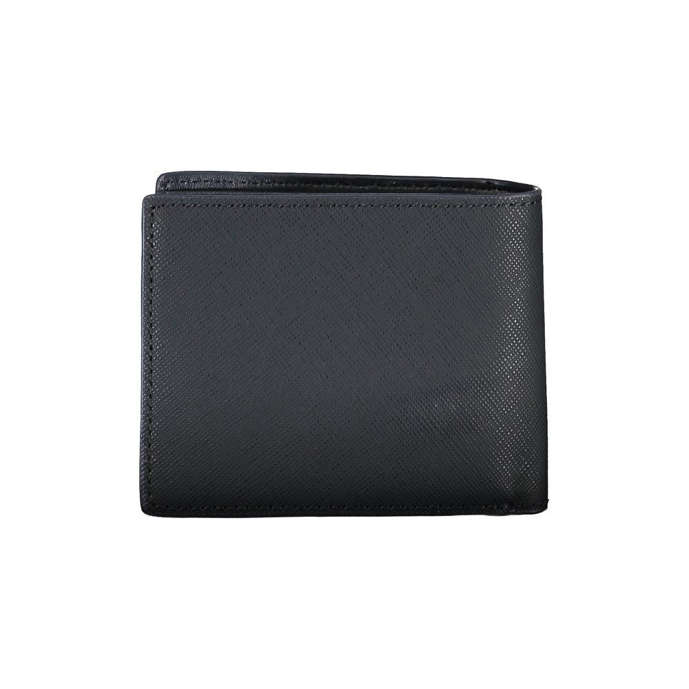 Tommy Hilfiger Blue Leather Men Wallet - Arichezz.store