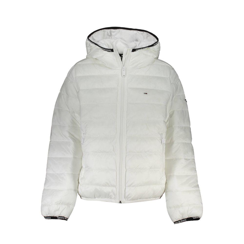 Tommy Hilfiger White Polyester Women Jacket - Arichezz.store