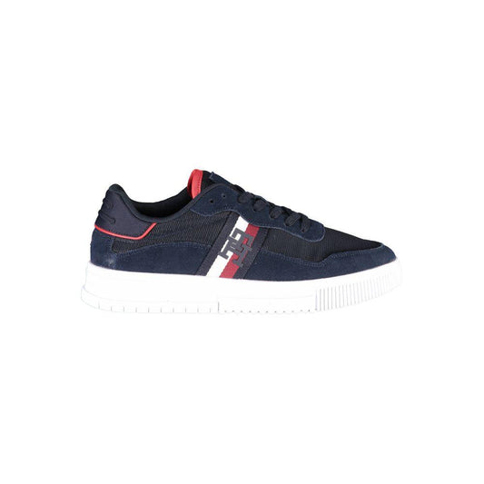 Tommy Hilfiger Blue Polyester Men Sneaker - Arichezz.store