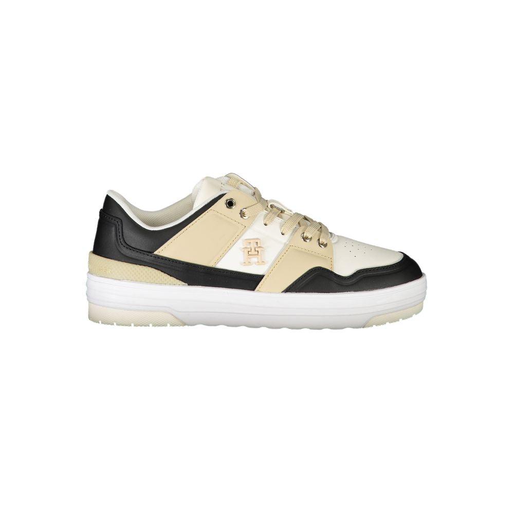 Tommy Hilfiger White Leather Women Sneaker - Arichezz.store