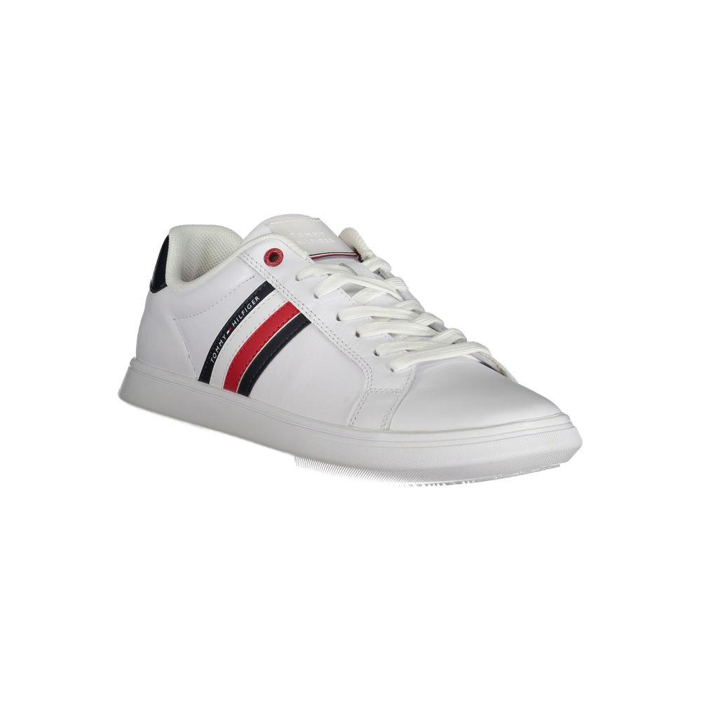 Tommy Hilfiger Sleek Lace-Up Sneakers with Contrast Details - Arichezz.store