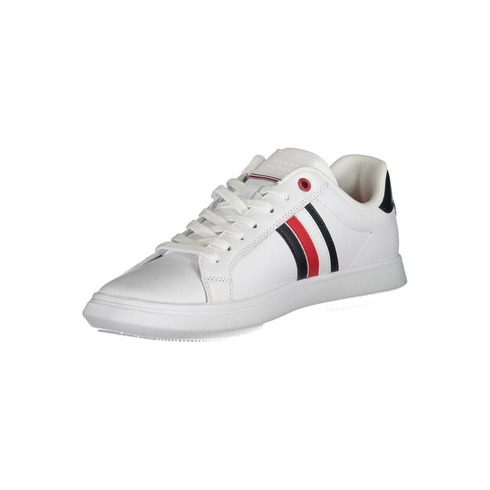 Tommy Hilfiger Sleek Lace-Up Sneakers with Contrast Details - Arichezz.store