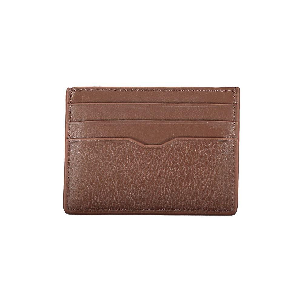 Tommy Hilfiger Sleek Leather Card Holder with Contrast Detailing - Arichezz.store