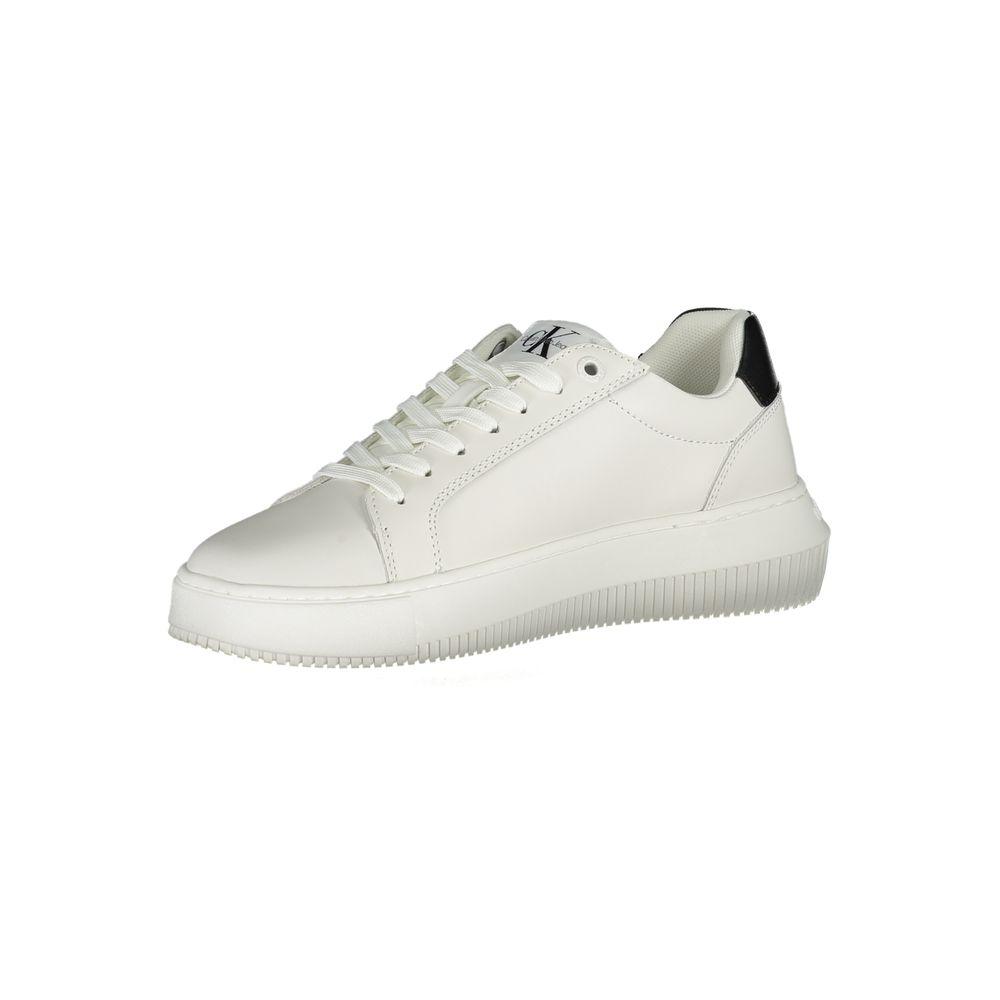 Calvin Klein Eco-Chic White Sneakers with Contrast Details - Arichezz.store