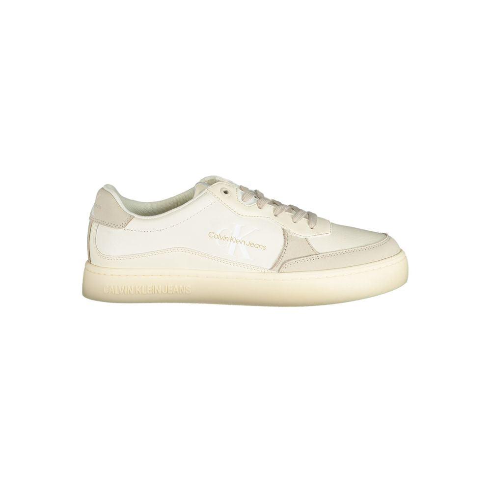 Calvin Klein Elegant White Sneakers with Contrast Accents - Arichezz.store