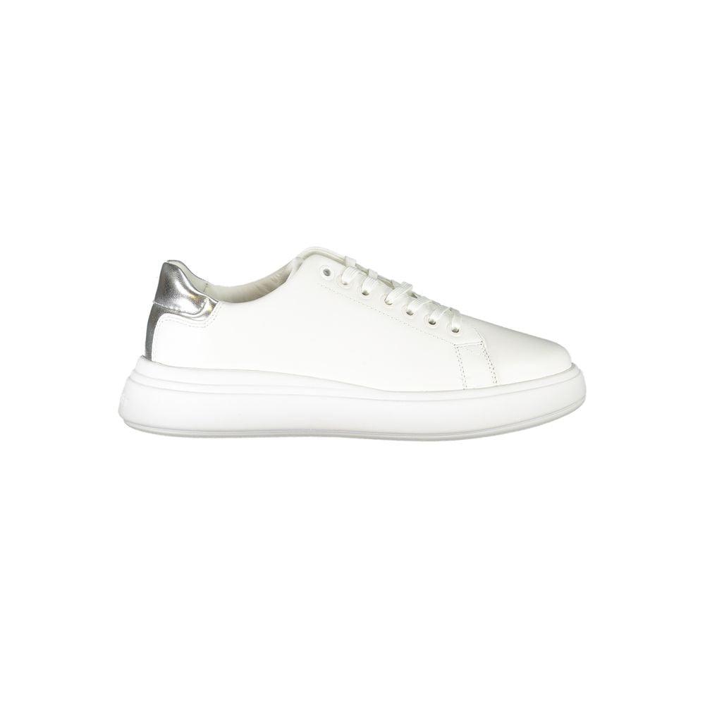 Calvin Klein Chic White Sneakers with Contrast Details - Arichezz.store