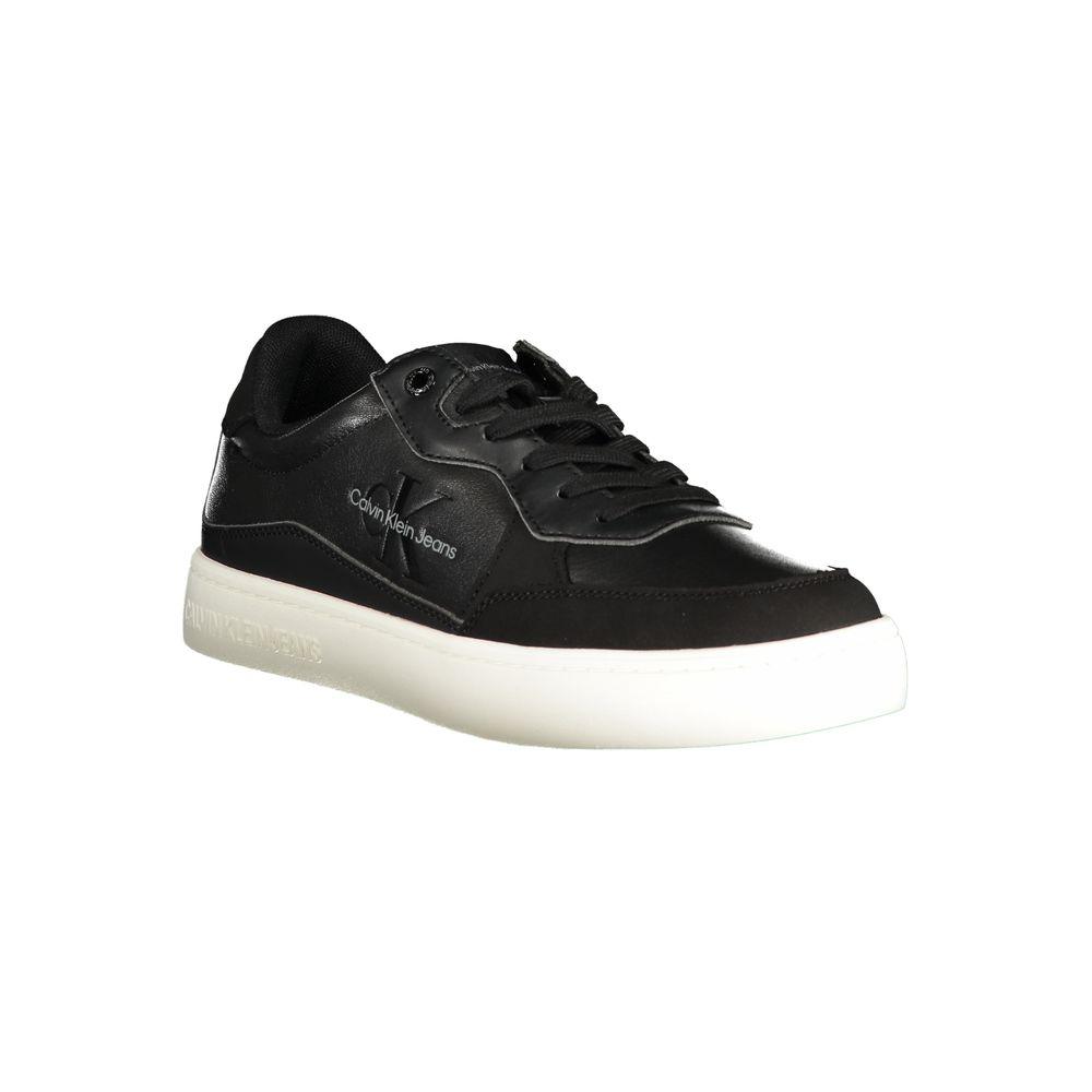 Calvin Klein Sleek Black Sports Sneakers with Contrast Details - Arichezz.store