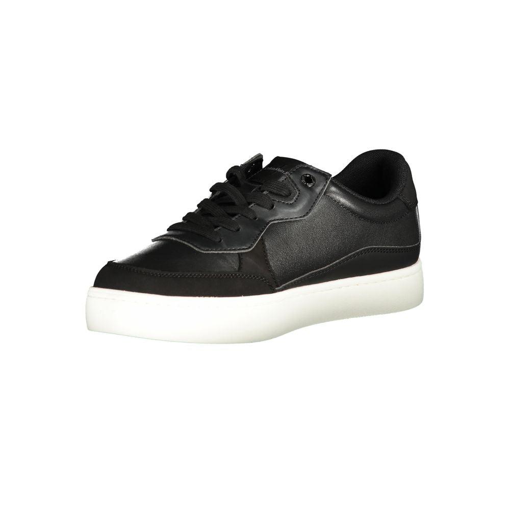 Calvin Klein Sleek Black Sports Sneakers with Contrast Details - Arichezz.store