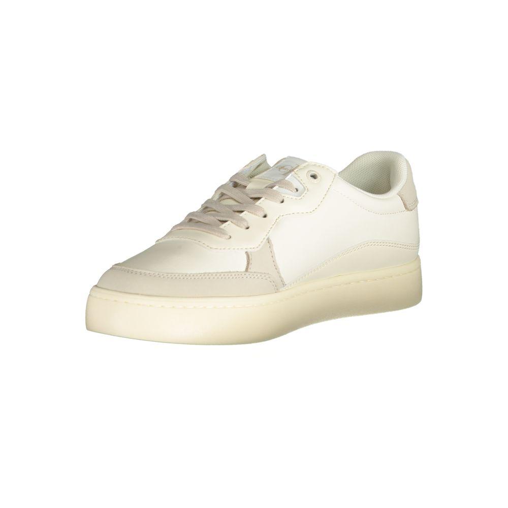 Calvin Klein Elegant White Sneakers with Contrast Accents - Arichezz.store