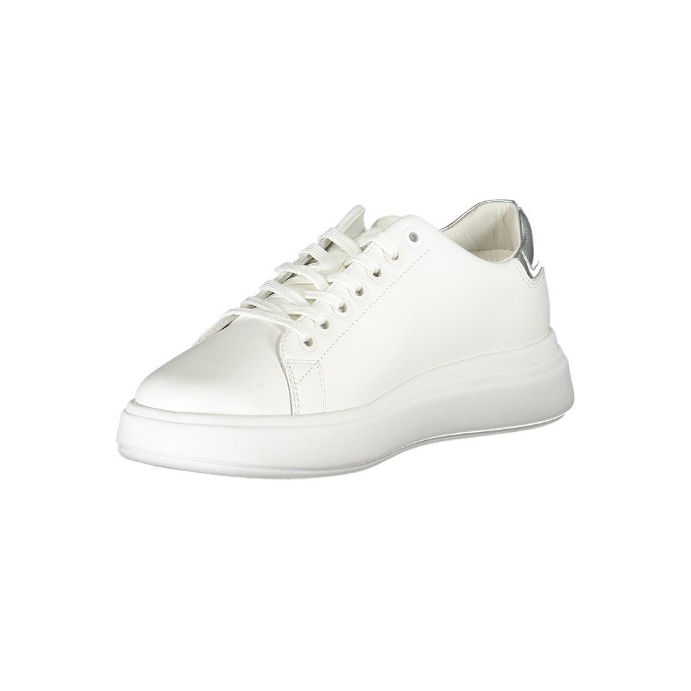 Calvin Klein Chic White Sneakers with Contrast Details - Arichezz.store