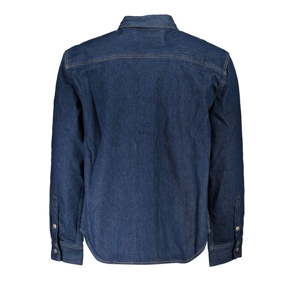 Calvin Klein Classic Blue Cotton Denim Jacket - Arichezz.store