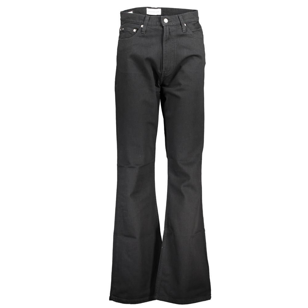 Calvin Klein Sleek Black Organic Bootcut Denim - Arichezz.store