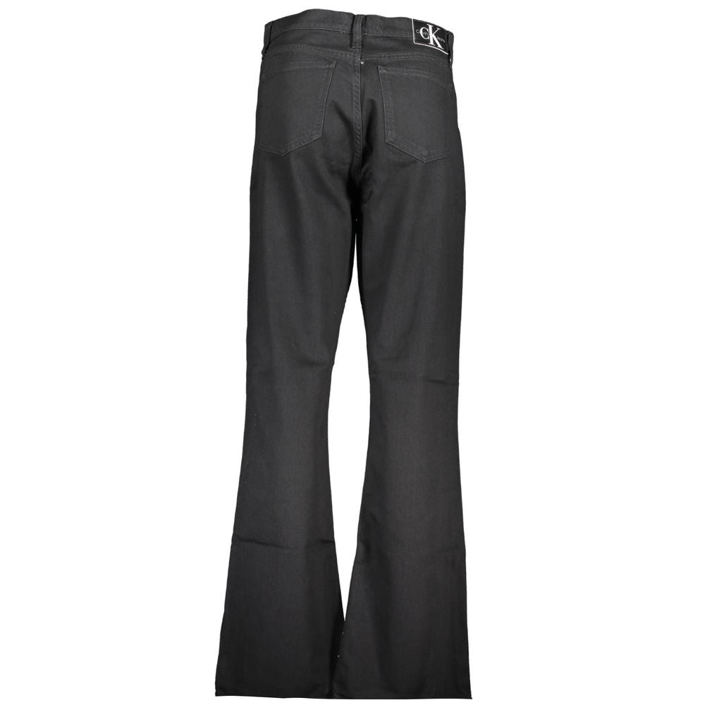 Calvin Klein Sleek Black Organic Bootcut Denim - Arichezz.store