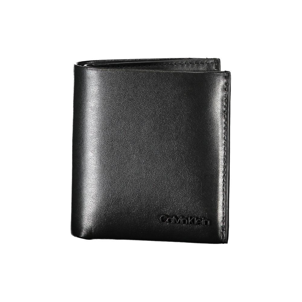 Calvin Klein Sleek Black Leather RFID Wallet - Arichezz.store