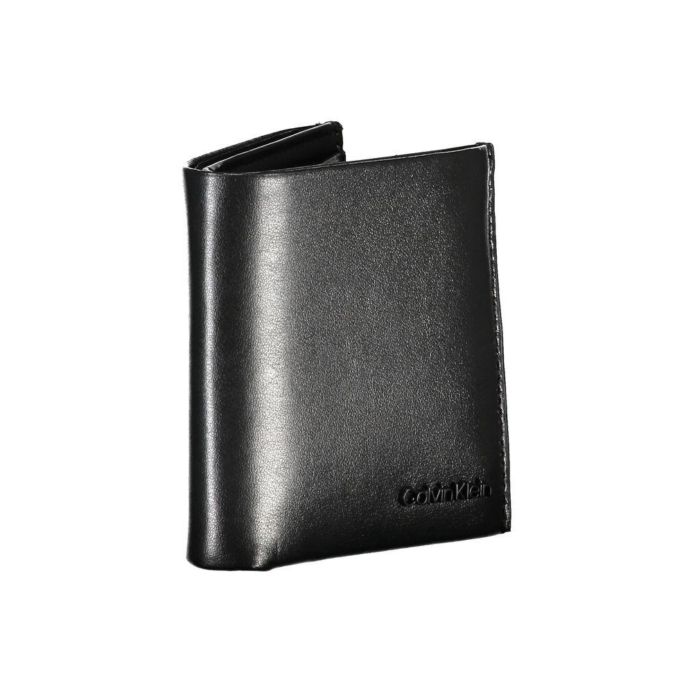 Calvin Klein Sleek Black Leather RFID Wallet - Arichezz.store