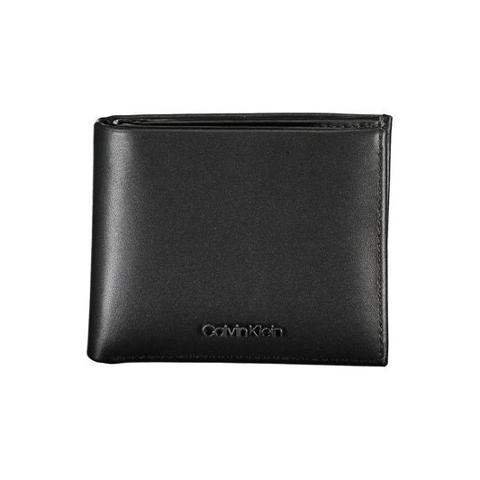 Calvin Klein Sleek Leather Bi-Fold Wallet with RFID Block - Arichezz.store