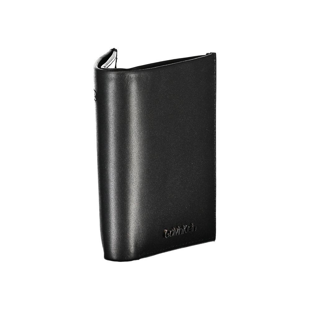 Calvin Klein Sleek Black Leather RFID Wallet - Arichezz.store