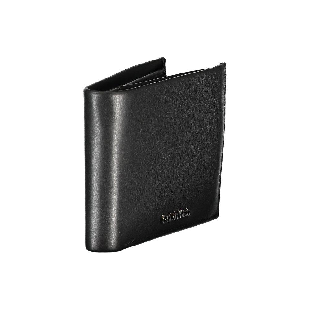 Calvin Klein Sleek Black Leather Wallet for Men - Arichezz.store