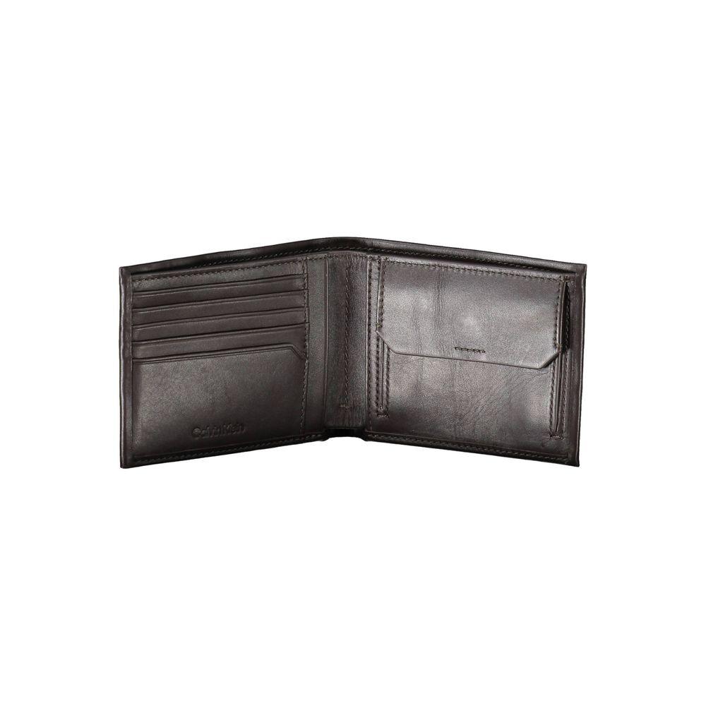 Calvin Klein Elegant Leather Dual-Compartment Wallet - Arichezz.store