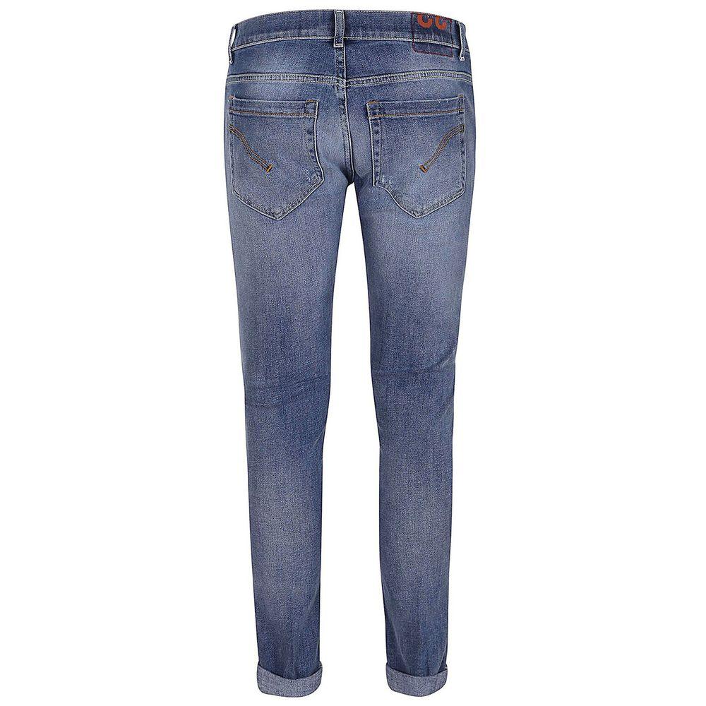 Dondup Chic Distressed Blue Stretch Jeans - Arichezz.store