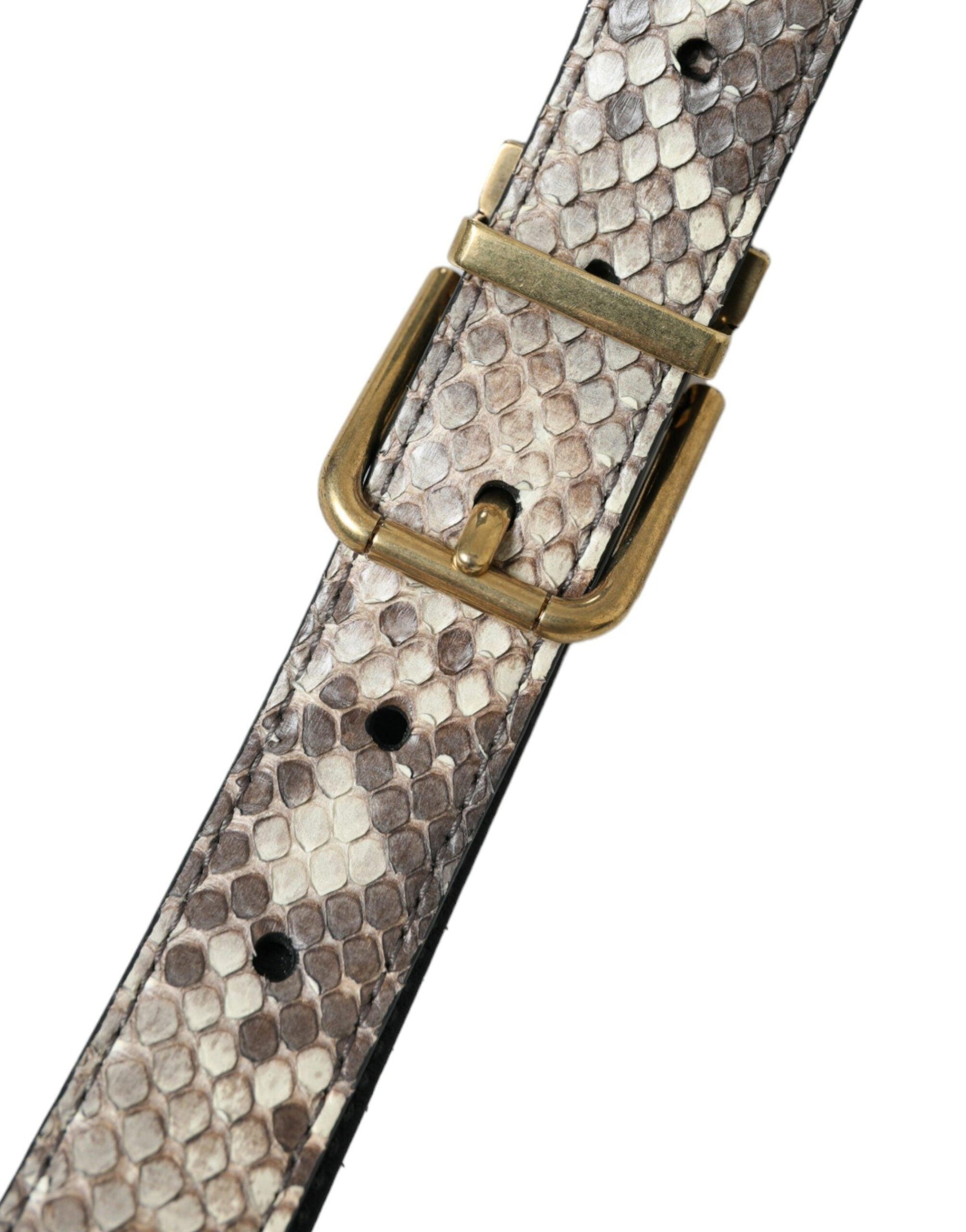 Dolce & Gabbana Elegant Italian Leather Belt - Arichezz.store