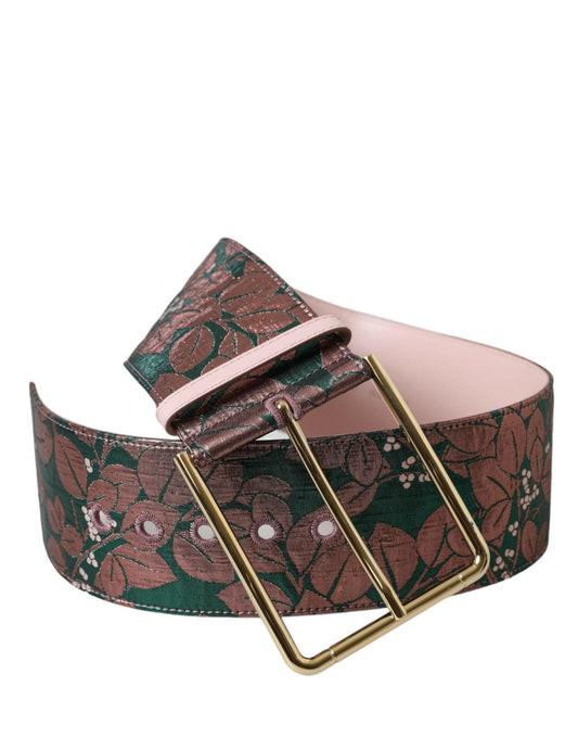 Dolce & Gabbana Multicolor High-Waist Statement Belt - Arichezz.store