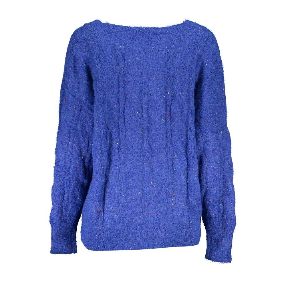 Desigual Vibrant V-Neck Sweater with Contrasting Details - Arichezz.store