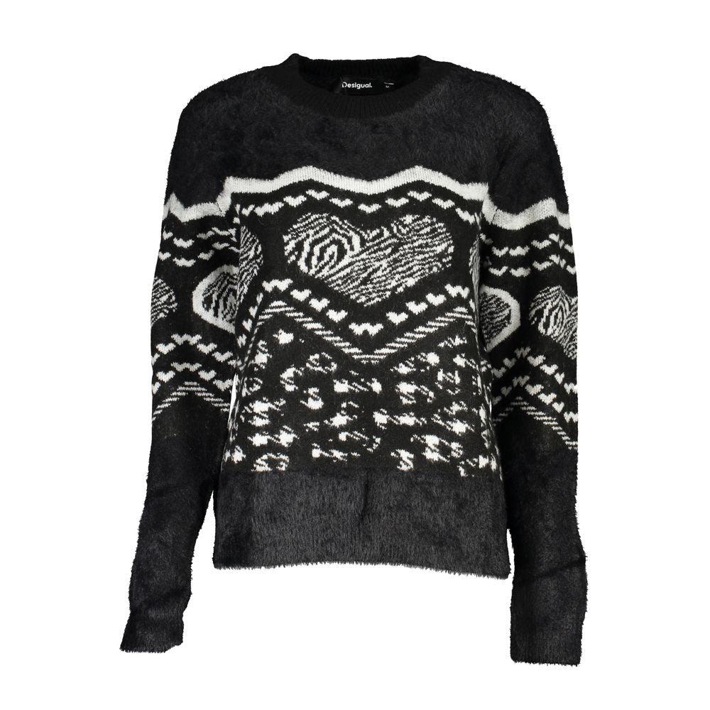 Desigual Chic Turtleneck Sweater with Contrast Detail - Arichezz.store