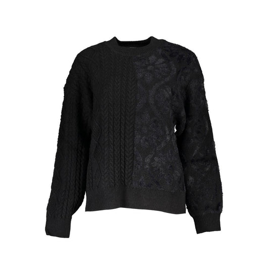 Desigual Elegant Turtleneck Sweater with Contrast Details - Arichezz.store