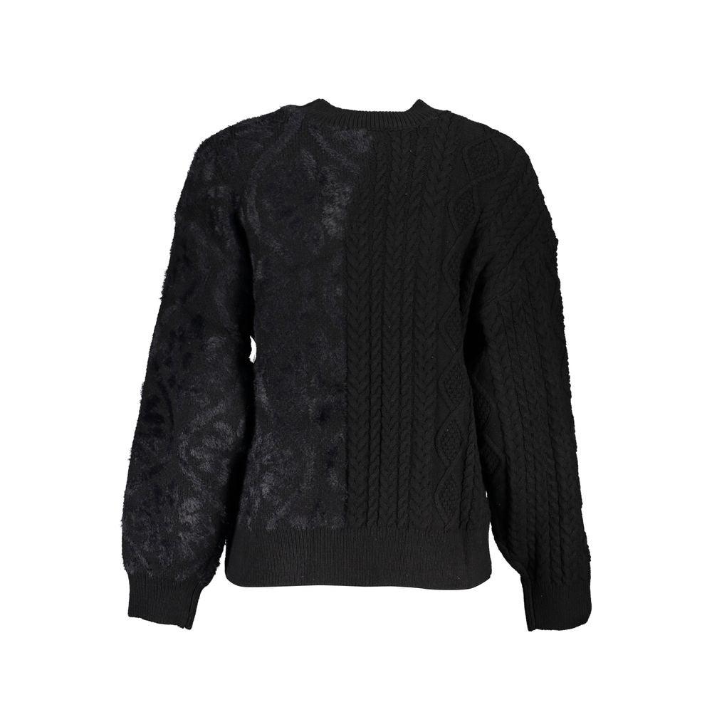 Desigual Elegant Turtleneck Sweater with Contrast Details - Arichezz.store