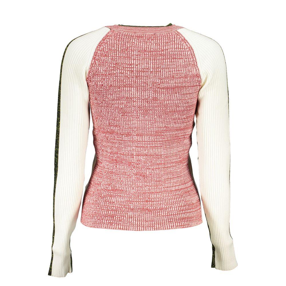 Desigual Chic Contrasting Crew Neck Sweater - Arichezz.store