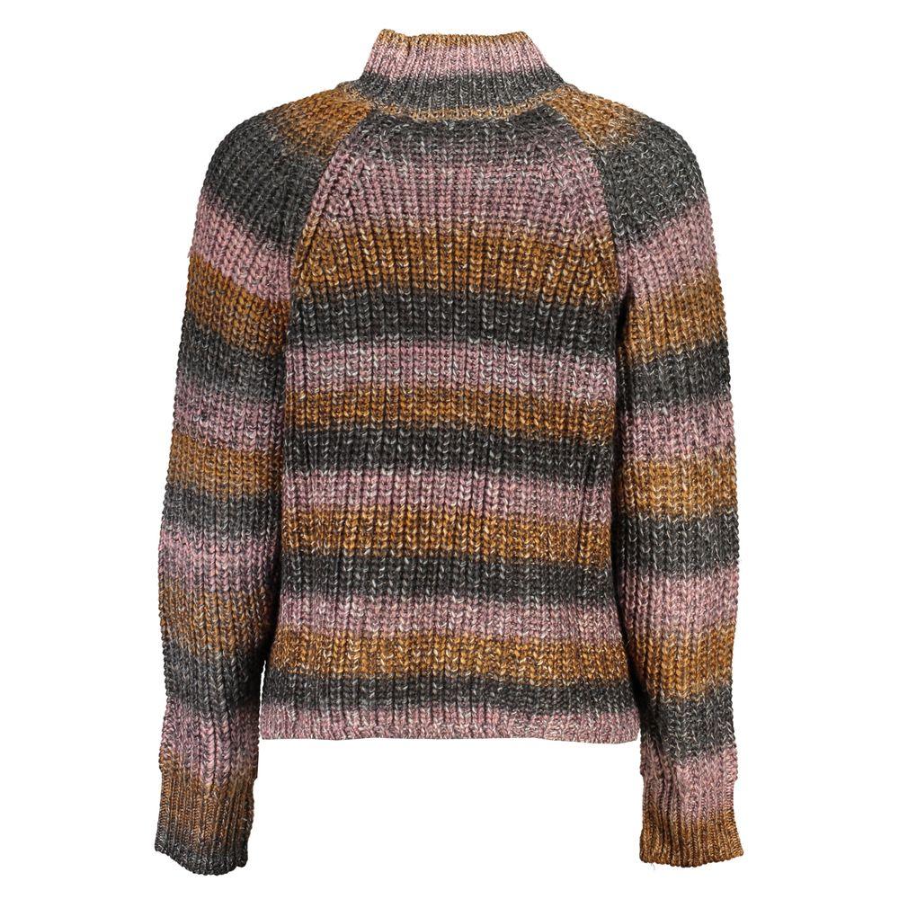 Desigual Chic Turtleneck Sweater with Contrast Details - Arichezz.store