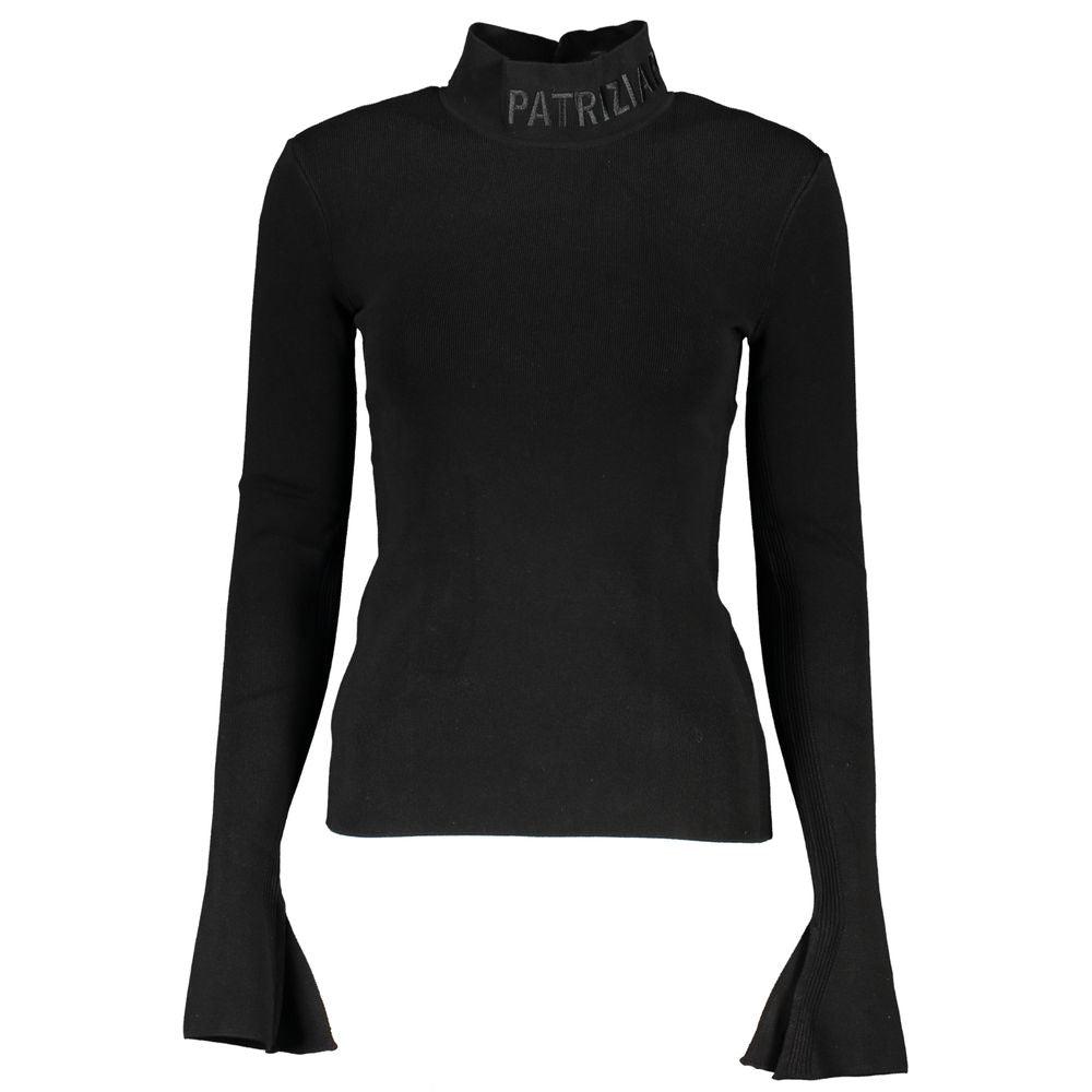 Patrizia Pepe Elegant Turtleneck Embroidered Sweater - Arichezz.store