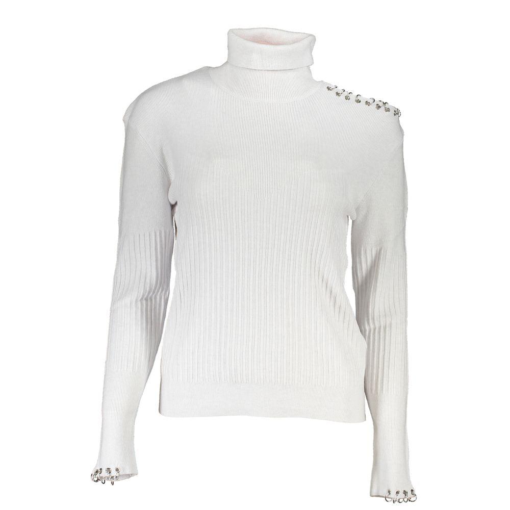 Patrizia Pepe Chic Turtleneck Sweater with Contrast Details - Arichezz.store