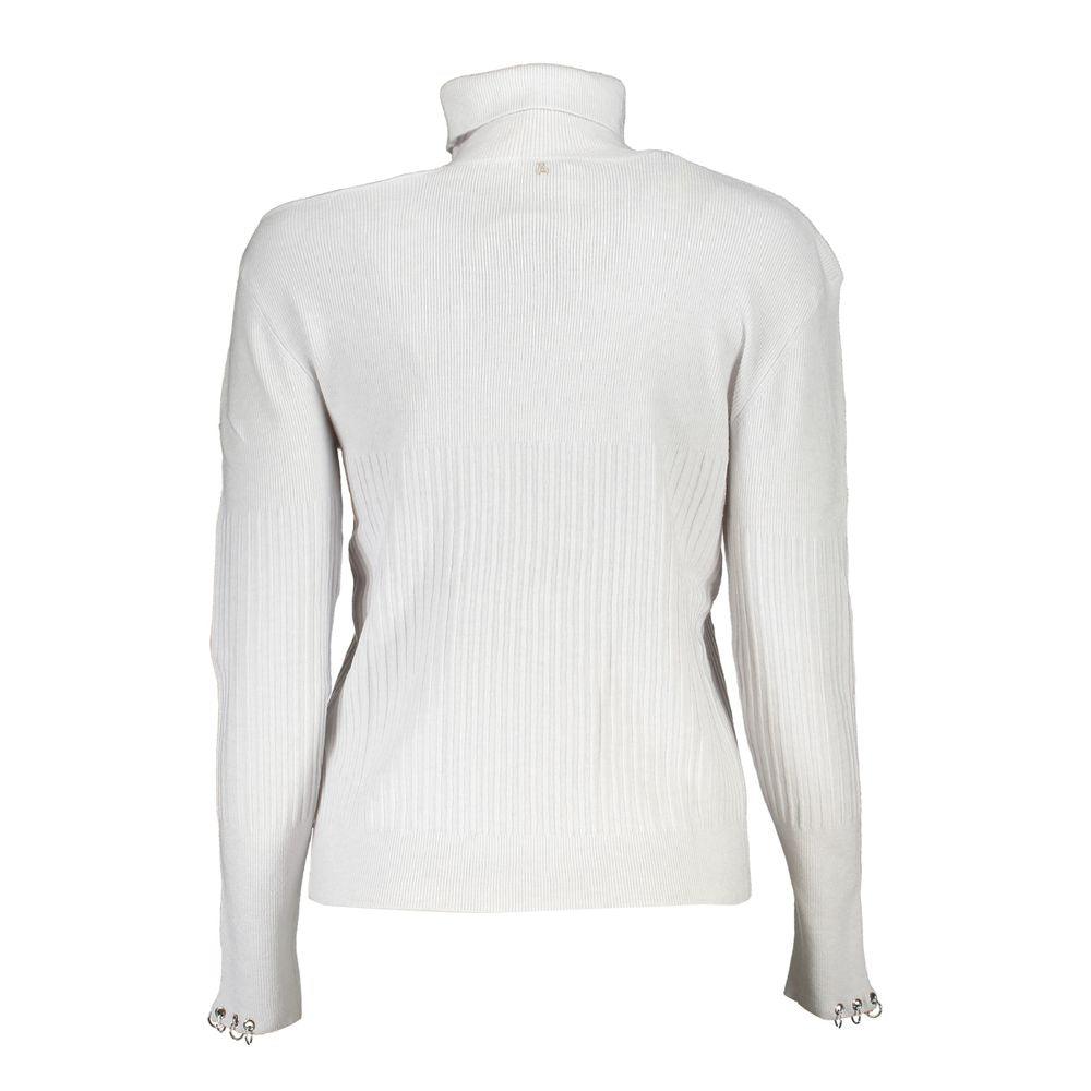 Patrizia Pepe Chic Turtleneck Sweater with Contrast Details - Arichezz.store