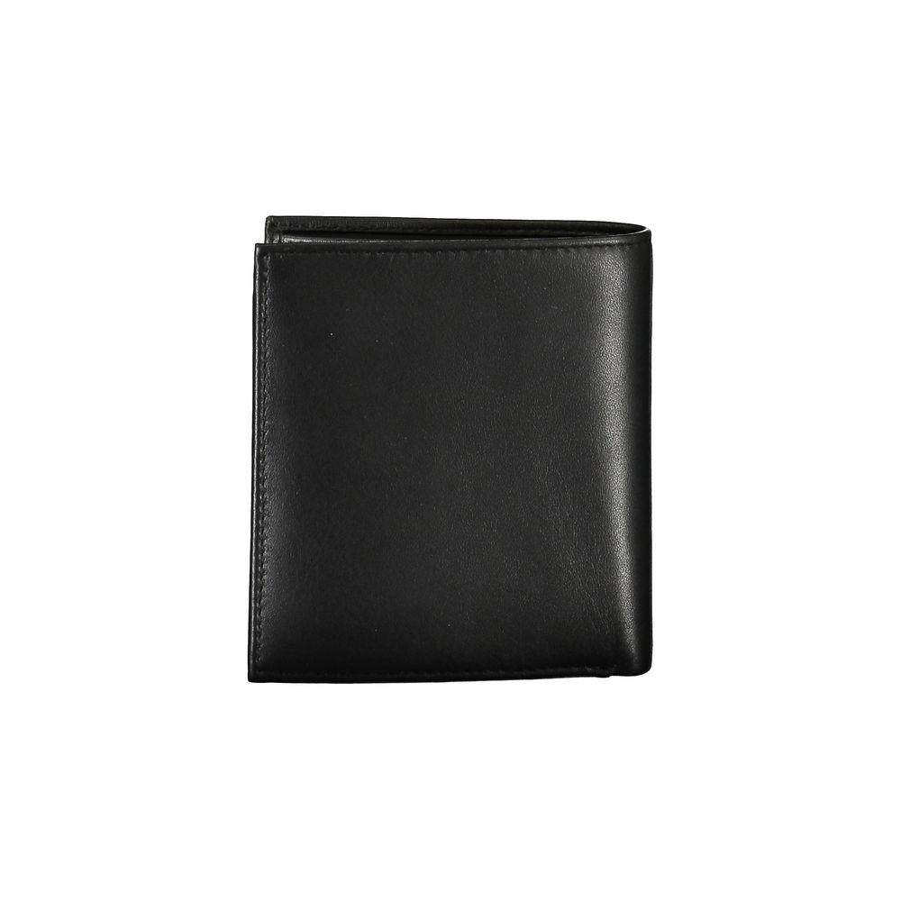 Guess Jeans Sleek Black Leather Wallet - Arichezz.store