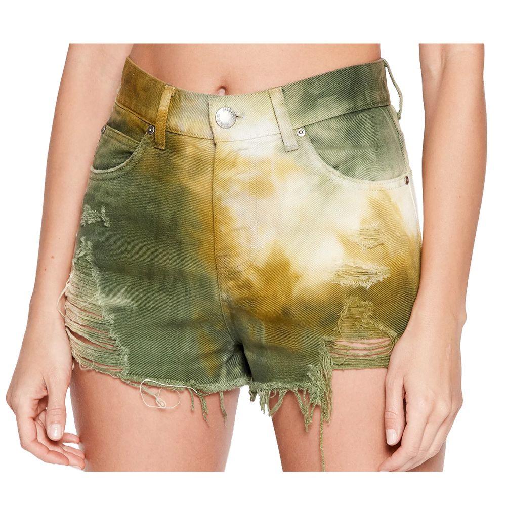 PINKO Green Cotton Women Short - Arichezz.store