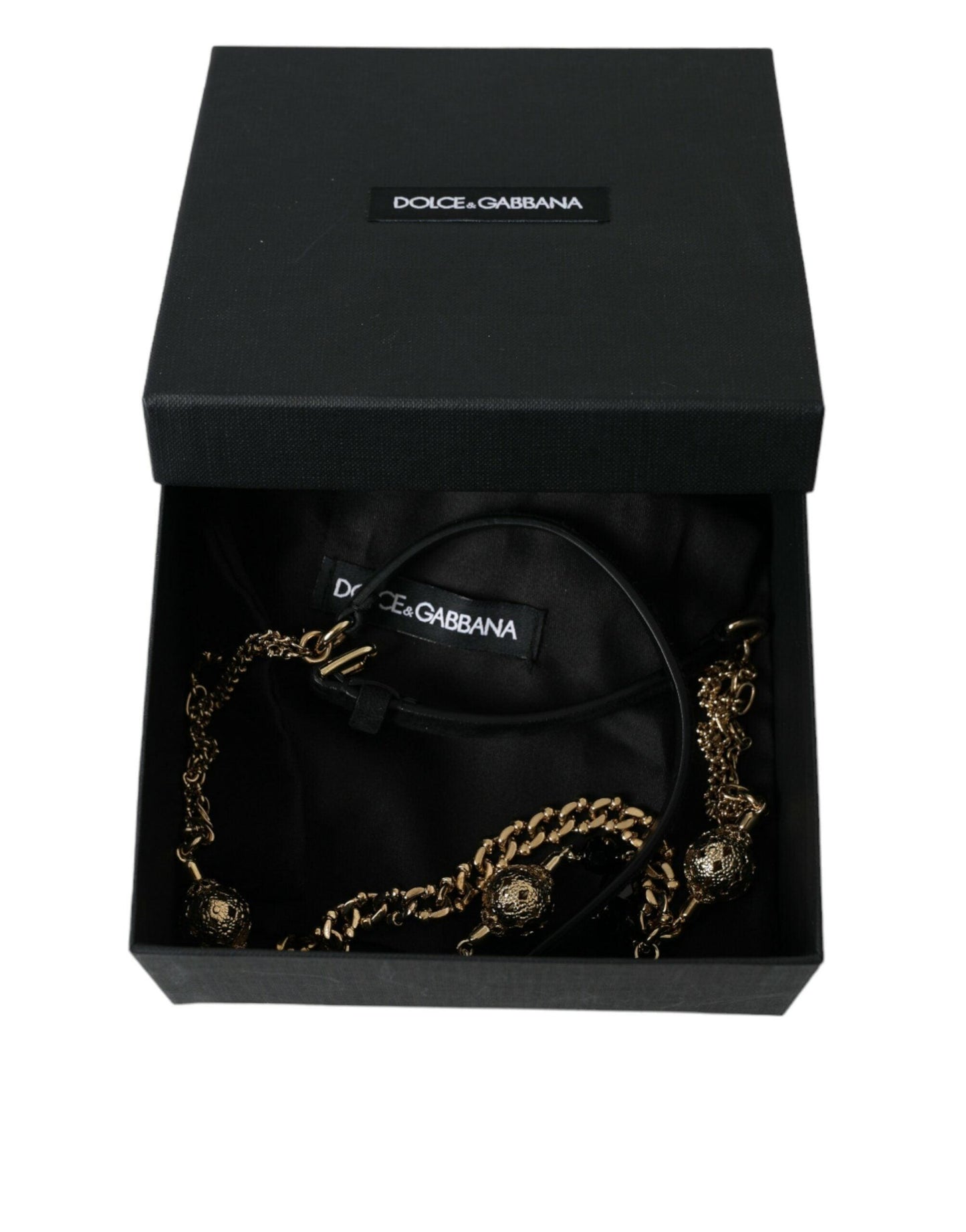 Dolce & Gabbana Elegant Crystal Bounce Leather Waist Belt - Arichezz.store