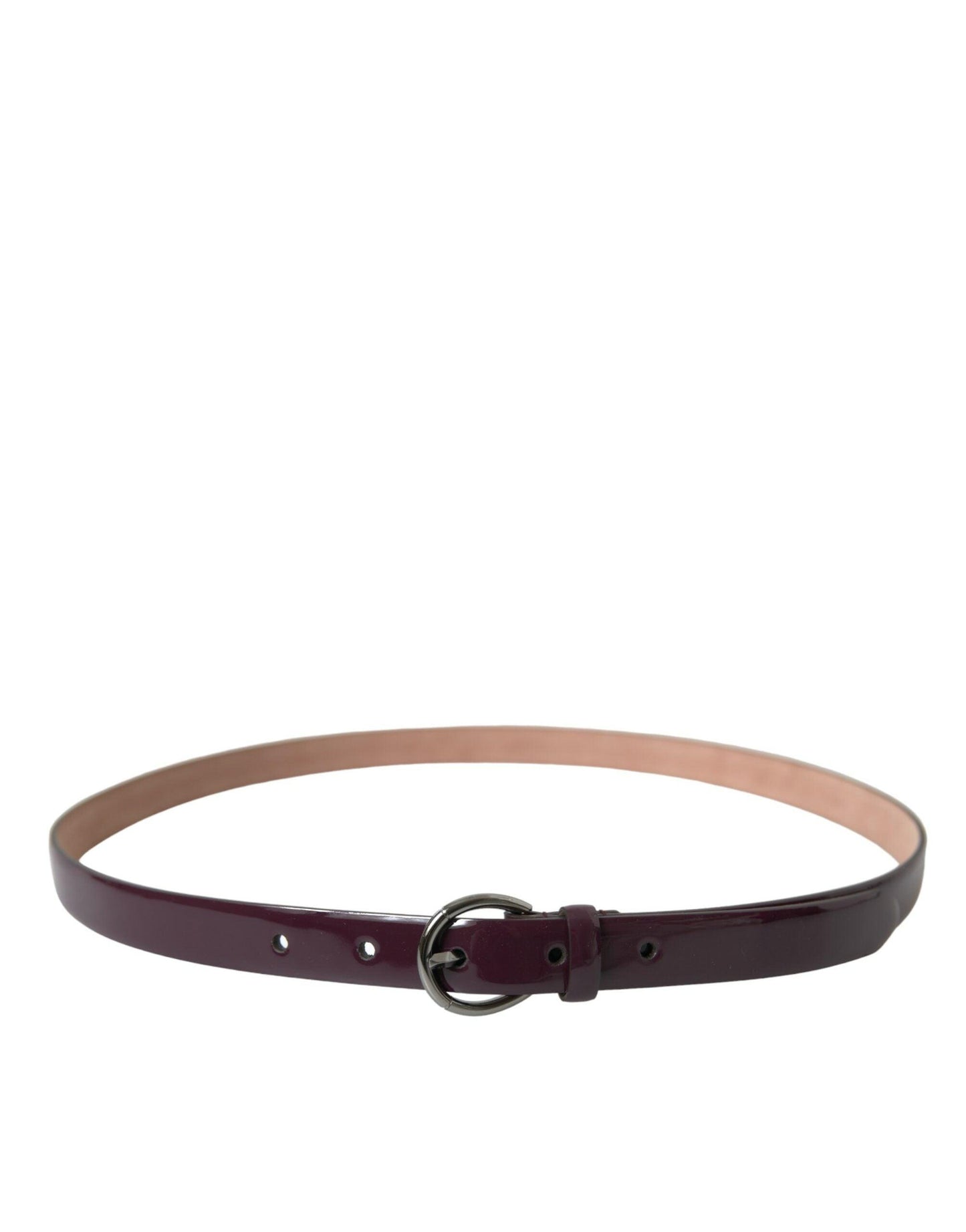 Dolce & Gabbana Elegant Maroon Leather Waist Belt - Arichezz.store