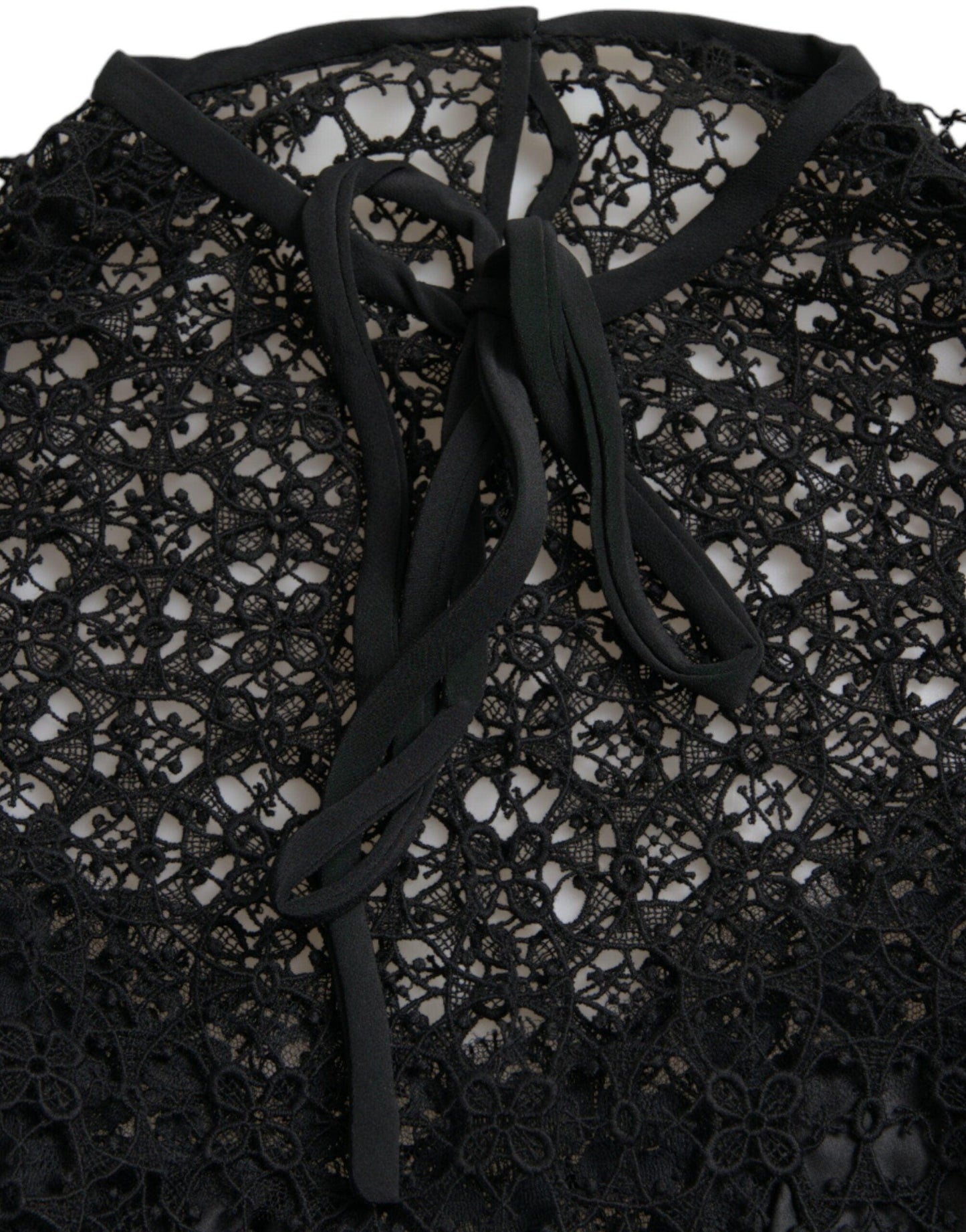 Dolce & Gabbana Elegant Floral Lace Blouse Top - Arichezz.store